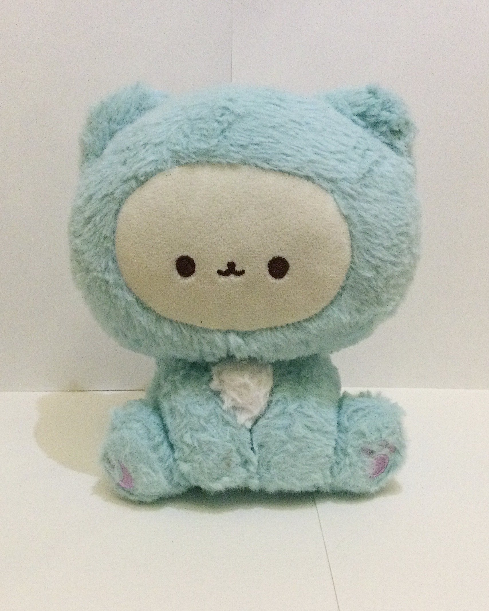 Photograph of a plushie, angle 1