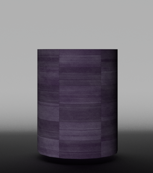 Hair roller 3d model, angle 2